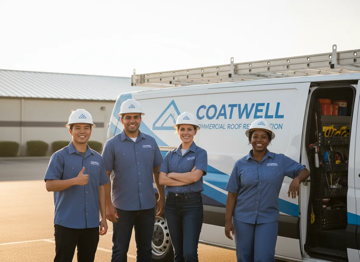 Commercial roof coating company in Queen, PA